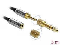 DeLOCK Stereo Jack 3,5 mm 3-Pin male > female verlengkabel - thumbnail