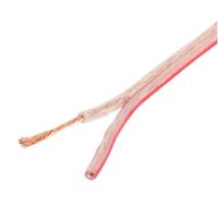 König KN-LSP02R-50 Luidsprekerkabel Op Rol 2x 0.75 Mm² 50.0 M Transparant - thumbnail