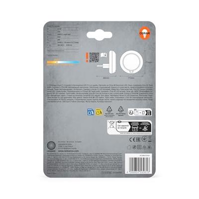 OSRAM HOMELIGHTING Lunetta Round White 4099854530616 LED-nachtlamp Warmwit Wit OSRAM HOMELIGHTING Lunetta Round White 4099854530616 LED-nachtlamp Warmwit Wit