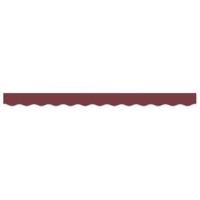 VidaXL Markies valance bordeauxrood 580 x 20 cm canvas - thumbnail