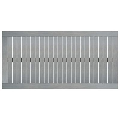 VidaXL Salontafel 100x50x33 cm massief acaciahout grijs VidaXL Salontafel 100x50x33 cm massief acaciahout grijs