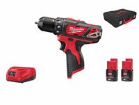 Milwaukee M12 BDD-202C subcompact-boorschroefmachine | 2.0Ah - 4933441915 - thumbnail