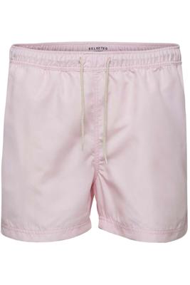 Selected Homme Zwembroek Roze Gerecycled Polyester