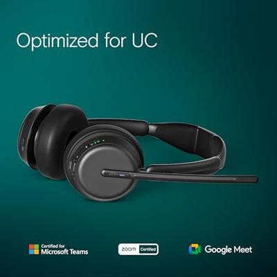 EPOS Impact 1061T ANC On Ear headset Bluetooth Stereo Zwart Noise Cancelling Headset, Incl. oplaad- en dockingstation Computer EPOS Impact 1061T ANC On Ear headset Bluetooth Stereo Zwart Noise Cancelling Headset, Incl. oplaad- en dockingstation Computer