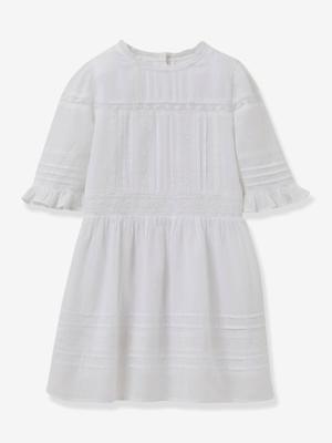 Meisjesjurk Lisy collectie feesten en bruiloften CYRILLUS wit Meisjesjurk Lisy collectie feesten en bruiloften CYRILLUS wit