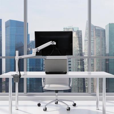 Ergotron LX Arm Tall Desk Mount Monitor-tafelbeugel 1-voudig 25,4 cm (10) - 81,3 cm (32) Wit In hoogte verstelbaar, Kantelbaar, Zwenkbaar, Roteerbaar