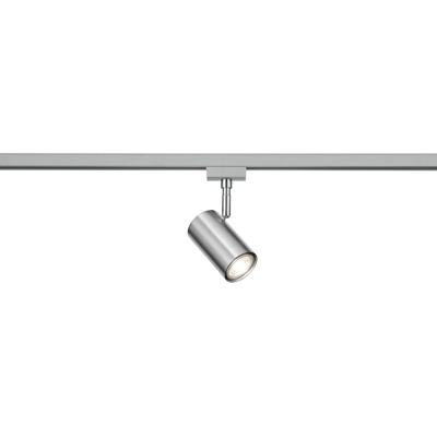 LED Railverlichting 2-Fase GU10 Rond Mat Nikkel Aluminium