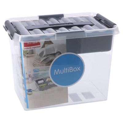 Sunware Q-line multibox 9 liter transp/metaal
