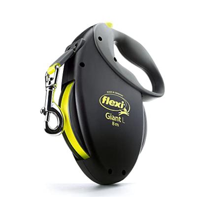 Flexi Giant Neon L Tape rollijn 8 meter Zwart - thumbnail