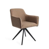 Jesper Home Eetkamerstoel 'Hofu' Turn Black, Draaibaar, kleur French Toast - thumbnail