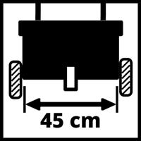 Einhell 3415238 Strooiwagen Strooibreedte (bereik) 0.45 cm (max) 12 l - thumbnail