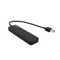 i-tec 4-Port USB 3.0 Metal USB-hub met individuele aan/uit schakelaars - thumbnail