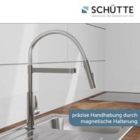 Schutte MIAMI keukenkraan met spiraalveer | Mat grafiet - 79142 - thumbnail