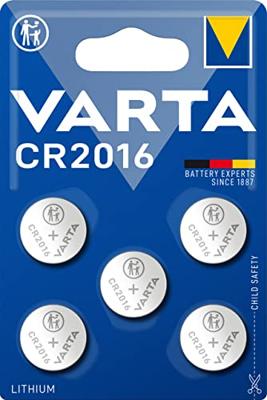 Varta knoopcel Lithium CR2016, blister van 5 stuks