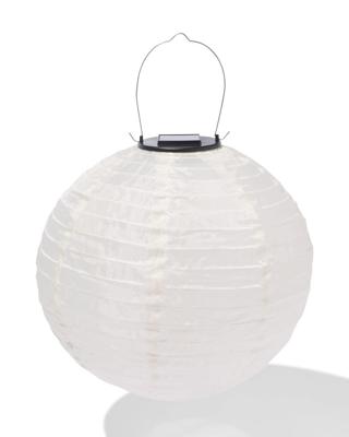 HEMA Solar lampion ⌀28cm wit