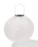 HEMA Solar lampion ⌀28cm wit - thumbnail