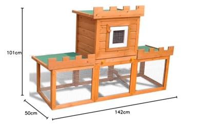 Konijnenhok enkel groot