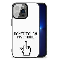 iPhone 13 Pro | Telefoon Hoesje | Finger Don&apos;t Touch My Phone - thumbnail