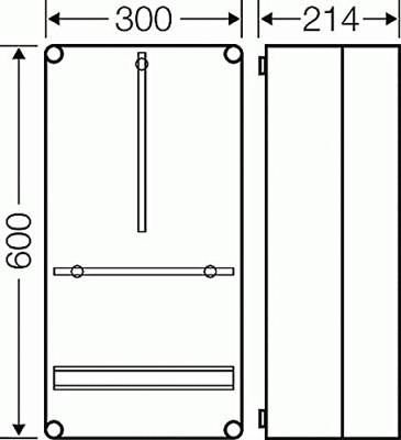 Hensel Mi 2410 Behuizing 300 x 600 x 214 Kunststof 1 stuk(s) Hensel Mi 2410 Behuizing 300 x 600 x 214 Kunststof 1 stuk(s)
