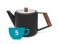 BREDEMEIJER - Boston - Theepot 1,10l mat zwart - thumbnail