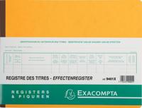Exacompta effectenregister, ft 24 x 32 cm, tweetalig, voor BV-SRL - thumbnail