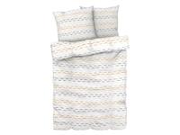 LIVARNO home Satijnen dekbedovertrek 240 x 220 cm (lijnen) - thumbnail