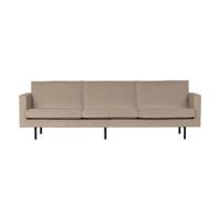 WOOOD 3-zits Bank 'Rodeo' Velvet, kleur Khaki - thumbnail
