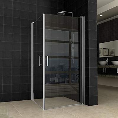 Douchecabine Wiesbaden dubbele swingdeur 90x90cm 8mm NANO coating Douchecabine Wiesbaden dubbele swingdeur 90x90cm 8mm NANO coating