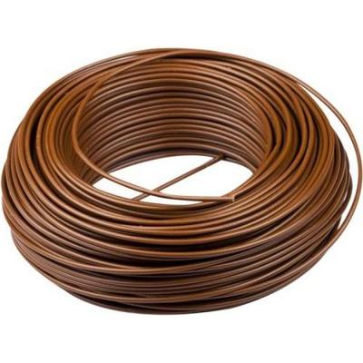 VD draad Donne VD installatiedraad 2,5mm Bruin rol 100 meter ECA