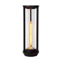 Lucide CADIX - Sokkellamp - Ø 16 cm - 1xE27 - IP65 - Zwart - thumbnail