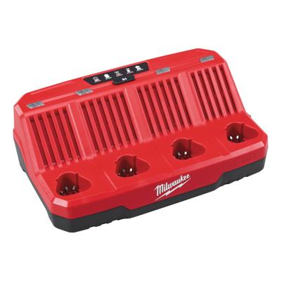 Milwaukee M12 C4 4 bay lader Li-Ion M12™ - 4932430554