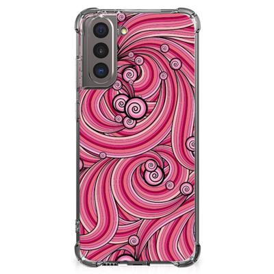 Samsung Galaxy S21 Back Cover Swirl Pink Samsung Galaxy S21 Back Cover Swirl Pink