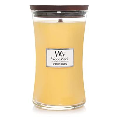 Seaside Mimosa Large candle kaars WoodWick - Woodwick