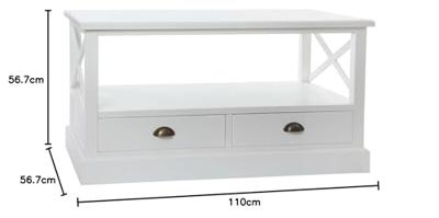 Hoofdtafel DKD Home Decor Wit Hout (108 x 48 x 56,5 cm)