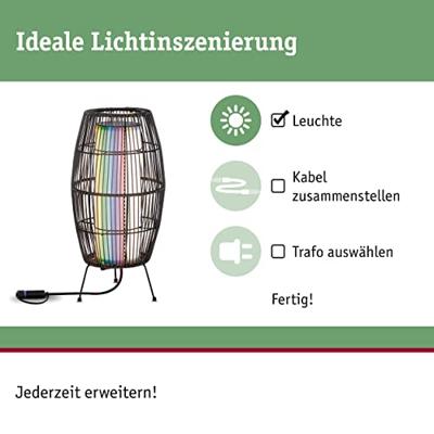 Paulmann Basket 94754 Verlichtingssysteem Plug&Shine Decoratieve LED-lamp LED 3.2 W Warmwit Zwart