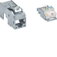 Hager Tehalit RJ45-inbouwmodule Keystone 1 stuk(s) - thumbnail