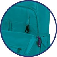 Rugzak Oxford 12 vakken aqua - thumbnail