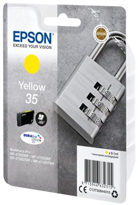 Epson C13T35844020 9.1ml Geel inktcartridge Epson C13T35844020 9.1ml Geel inktcartridge