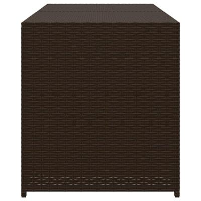 Tuinbox 283 L poly rattan bruin