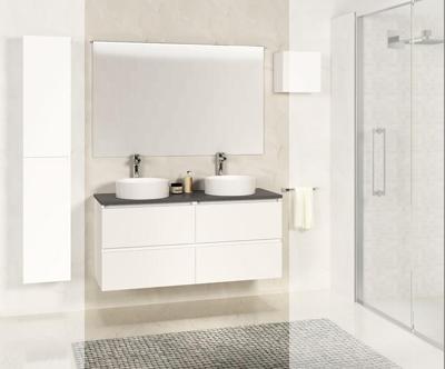 Wiesbaden Onderkast Bologna 120 cm Incl Stenen Blad Mat Wit Wiesbaden Onderkast Bologna 120 cm Incl Stenen Blad Mat Wit