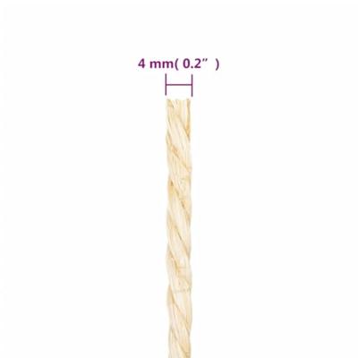 VidaXL Touw 4 mm 100 m 100% sisal