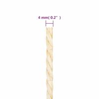 VidaXL Touw 4 mm 100 m 100% sisal - thumbnail
