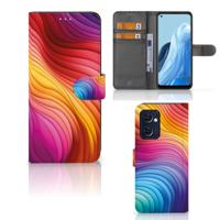 Book Case voor OPPO Find X5 Lite | Reno 7 5G Regenboog - thumbnail