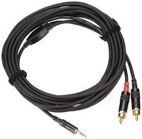 Cordial CFY 6 WCC Rean verloopkabel 2x RCA naar mini-jack 6m - thumbnail