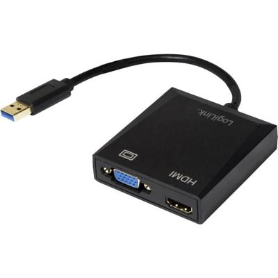 LogiLink UA0234 USB naar HDMI/VGA video adapter