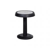 WOOOD Bijzettafel 'Nanne' Marmer en mangohout, 36cm - thumbnail