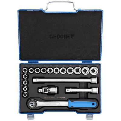 Gedore 2682842 2682842 Dopsleutelset Metrisch 1/2 (12.5 mm) 17-delig Gedore 2682842 2682842 Dopsleutelset Metrisch 1/2 (12.5 mm) 17-delig
