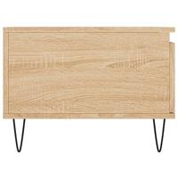 Salontafel 90x50x36,5 cm bewerkt hout sonoma eikenkleurig - thumbnail
