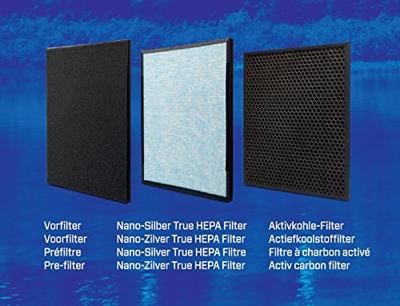 Clean Air Optima Optima vervangilter CA509/CA509D Koolstoffilter Zwart