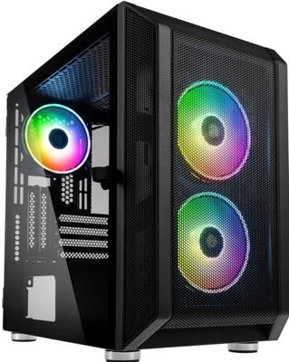 Kolink CITADEL MESH RGB Micro-tower Gaming-behuizing Zwart